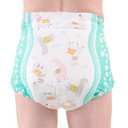 Modeled Rearz Alpaca diaper, back-view.