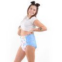 Rearz Lil Monsters diapers on female model