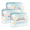 Three bags of Mega Critter Caboose diapers.