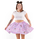 Princess Pink Mini Skater Skirt