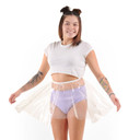 Clear PVC Rave Skirt