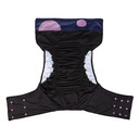 Cuddle Monster pocket diaper extended open, inner-side.