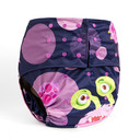 Cuddle Monster pocket diaper, front-view.