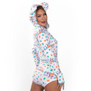 Critter Caboose Hooded Adult Bodysuit