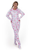 Lil Bella Zippered Adult Footed Jammies