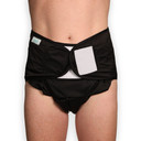 Black Diaper Cover Wrap