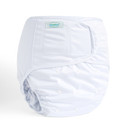 White velcro diaper cover wrap, front-view.