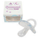 Gummi Silicone Pacifier beside box.