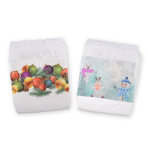 Holiday Diaper Sticker - 5 Packs