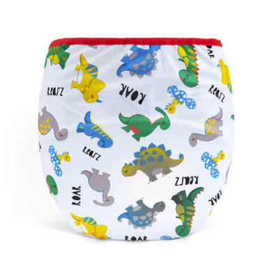 Dinosaur wrap, back-view.