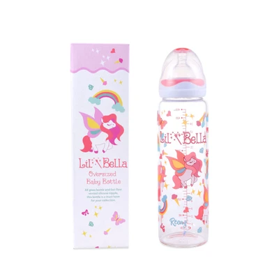 Lil Bella adult bottle beside Lil Bella bottle box.