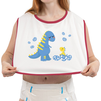 Dinosaur Adult Bib