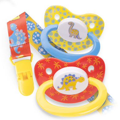 Dinosaur 2 Pacifier Set