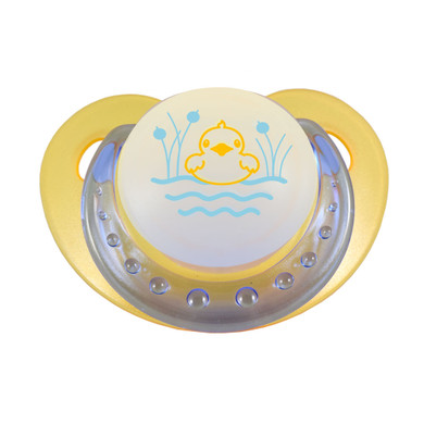 Small Guard Night Glow Pacifier - Ducky