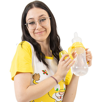 Rearz Yellow Easy Grip Adult Bottle