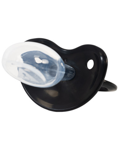Size 8 Adult Pacifier - Black Rebel