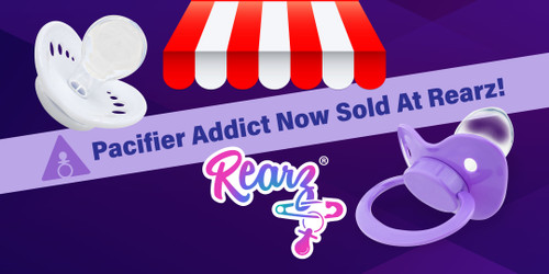 Pacifier Addict Finds a New Home at Rearz!