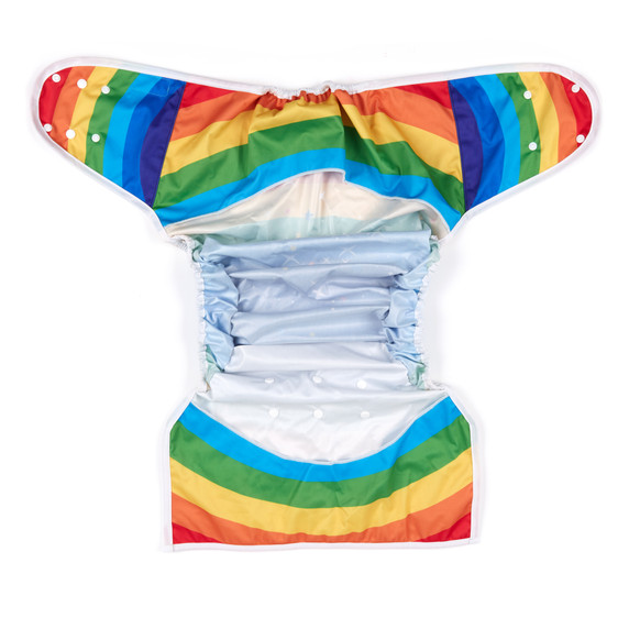 Rainbow Star Adult Diaper Wrap