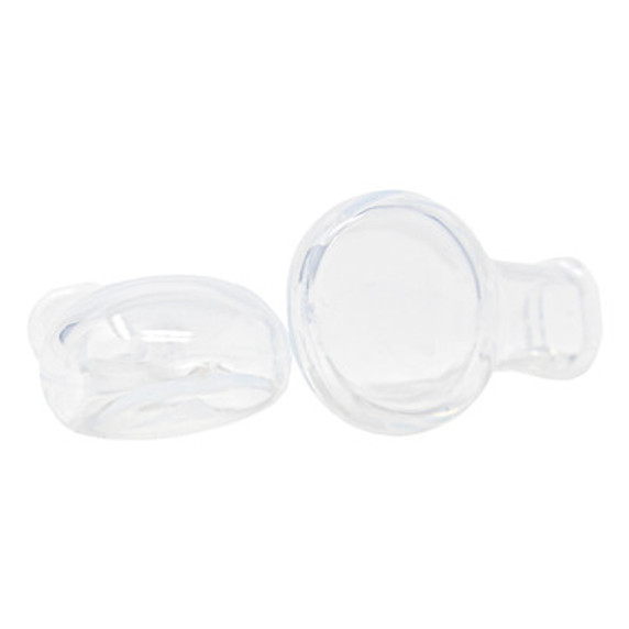 Clear Size 8 Replacement Adult Pacifier Teats - 6