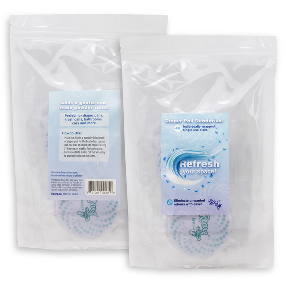 Large Diaper Pail Deodorizer Discs - 40
