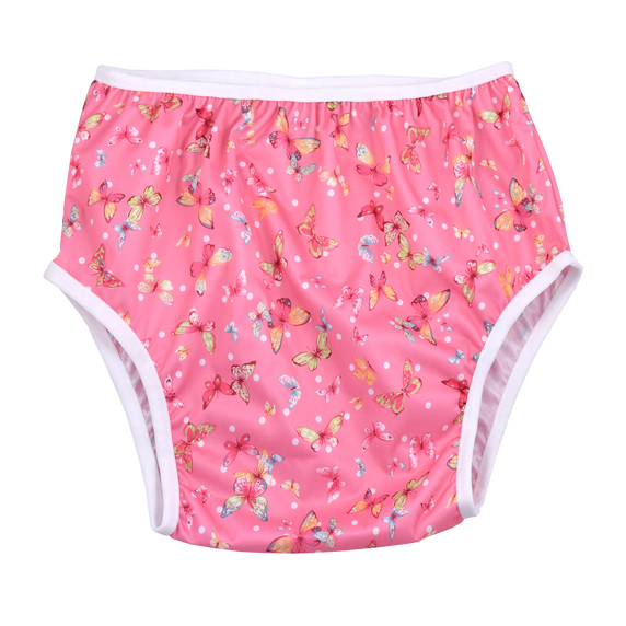 InControl Diapers Ideal Fit Plastic Pants - Glossy Pink (Youth (XXS)  21-27)