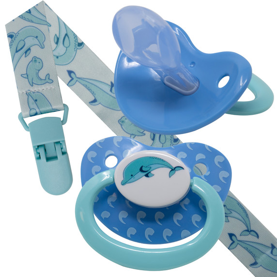 Dolphin Pacifier Set