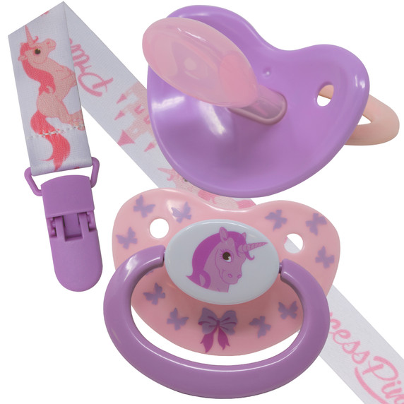Princess Pink 2 Pacifier Set