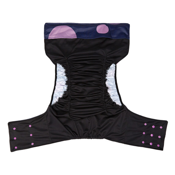 Cuddle Monster pocket diaper extended open, inner-side.