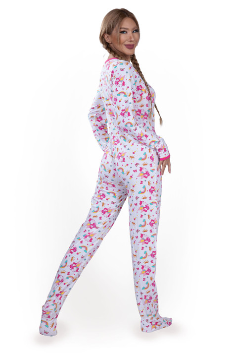 Lil Bella Zippered Adult Footed Jammies