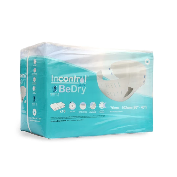 Bag of BeDry Premium Briefs.