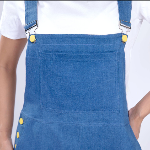 Denim Shortall Outfit