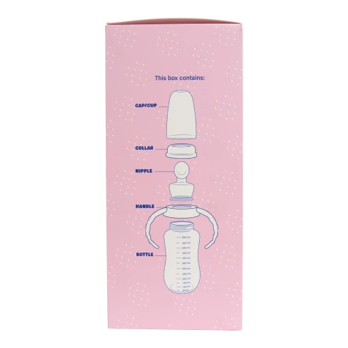 Box for Pink Easy Grip adult bottle.