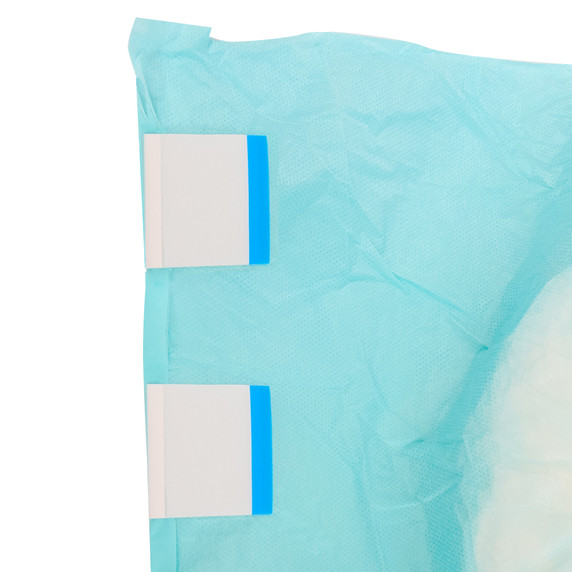 Sticky tape of diaper.
