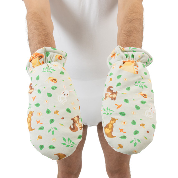 Woodland Padded Adult Scratch Mittens