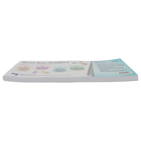 Home Run Frontals - Printable Custom Diaper Panel Stickers