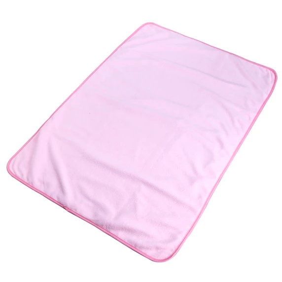 Change pad lying flat upside-down.
