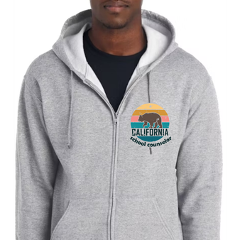 Unisex Hooded Sweatshirt - CA Bear School Counselor Unisex Hooded Sweatshirt - CA Bear School Counselor