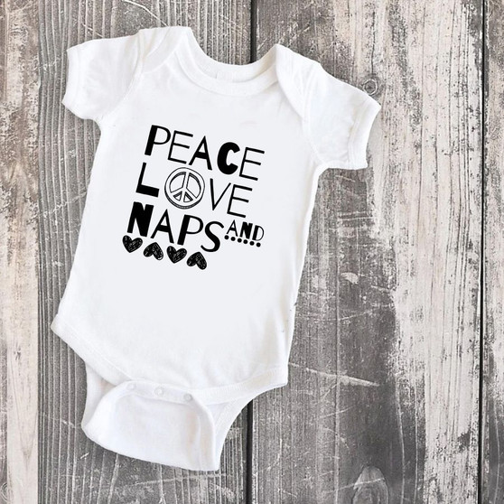 Peace, Love & Naps Infant Bodysuit
