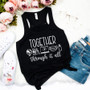 Together Through It All Woman's Racerback Tank