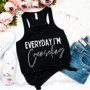 Everyday I'm Counseling Woman's Racerback Tank