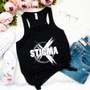 No Stigma Woman's Gathered Racerback Tank