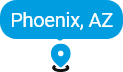 Map pin for Phoenix, Arizona