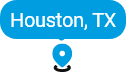 Map pin for Houston, Texas
