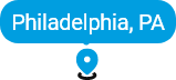 Map pin for Philadelphia, Pennsylvania