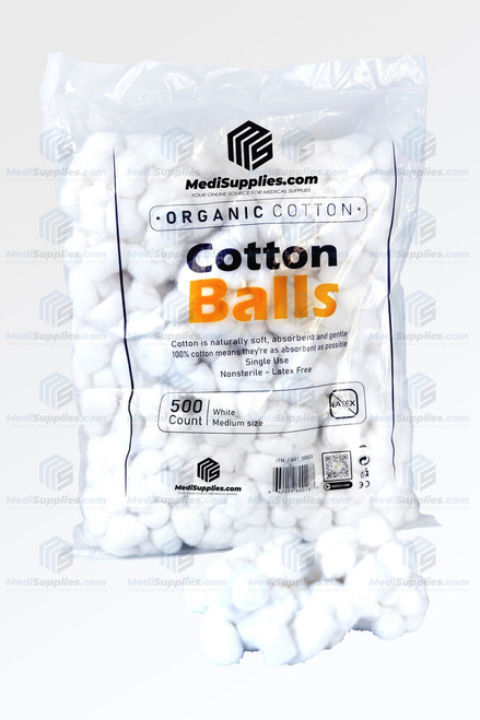 Cotton Balls - Medium, Non-Sterile, Soft
