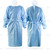 Protective Procedure Gown, One Size Fits Most, Blue, Non-Sterile, Disposable