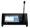 Atlas IPCSDTOUCH-G Touch Screen Digital Communication Station with Dante Message Channels with Gooseneck Microphone