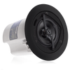 Atlas FAP40T-B 4inch In-Ceiling Speaker with 16-Watt 70/100V Transformer and Ported Enclosure - Black ( Must be ordered in quantities of 2)