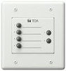TOA ZM-9003 9000/9000M2 Remote Switch Panel, (4) Interlock-Type Switches, (2) Momentary-Type Switches