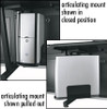 Middle Atlantic D-CPU Articulating Desk CPU Mount